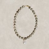 Vale Pearl X Stone Necklace