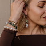 Samantha Stone X Pearl Earrings