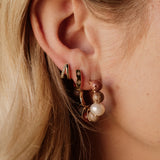 Brielle Stone X Pearl Hoops
