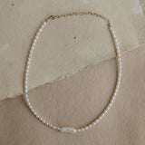 Delilah Rice Pearl Necklace