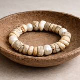 River Pearl X Puka Shell Bracelet