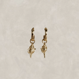 Coralie Charm Hoops
