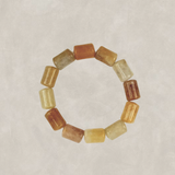 Justine Cylinder Stone Bracelet