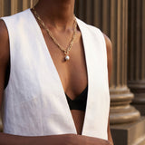 Flossy Necklace - With Detachable Pearl Charm