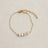Xanthe Keshi Pearl Bracelet