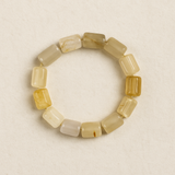 Justine Cylinder Stone Bracelet