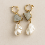 Kingston Stone Pearl Hoop