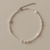Gemma Rice Pearl Necklace