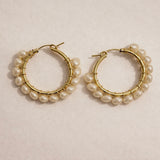 Sailor Rice Pearl Hoop