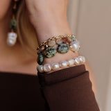 Petunia Stretch Cord Bracelet