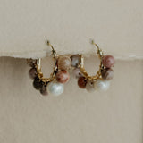 Brielle Stone X Pearl Hoops