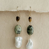 Samantha Stone X Pearl Earrings