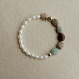 Petunia Stretch Cord Bracelet