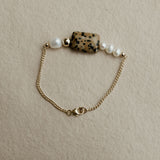 Lottie Pearl X Stone Bracelet