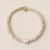 Melissa Cluster Pearl Necklace