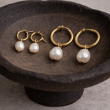 Jean Baroque Drop Hoop