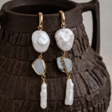 Holly Stone X Pearl Hoops