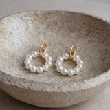 Fleur Double Ring Hoop