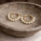 Sailor Rice Pearl Hoop