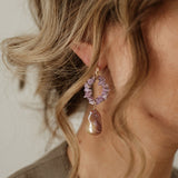 Charlie Baroque X Stone Hoops