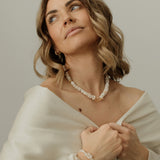 Roxie Puka Shell X Pearl Necklace