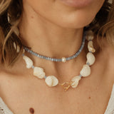 Eva Pearl X Stone Necklace