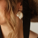 Ginny Bow Conch Shell Earrings