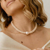 Melissa Cluster Pearl Necklace