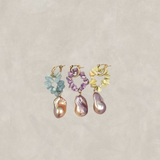 Charlie Baroque X Stone Hoops
