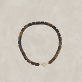 Jasmine Cylinder Stone Necklace