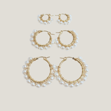 Sailor Rice Pearl Hoop