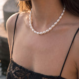 Charlotte Rice Pearl Necklace