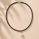 Sandra Leather Necklace