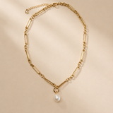 Flossy Necklace - With Detachable Pearl Charm