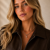 Flossy Necklace - With Detachable Pearl Charm