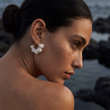 Maisey Cluster Pearl Hoops