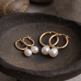 Jean Baroque Drop Hoop