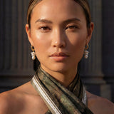 Regina Petal Pearl Hoops