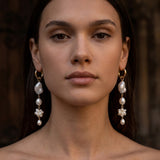 Bellah Mixed Pearl Hoops