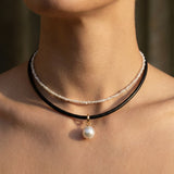 Sandra Leather Necklace