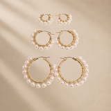 Sailor Rice Pearl Hoop