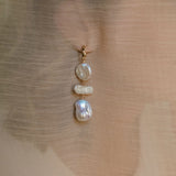 Cleopatra Pearl Hoops