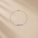 Xanthe Keshi Pearl Bracelet