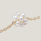 Marigold Flower Pearl Necklace