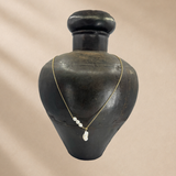 Hazel Adjustable Keshi Drop Necklace